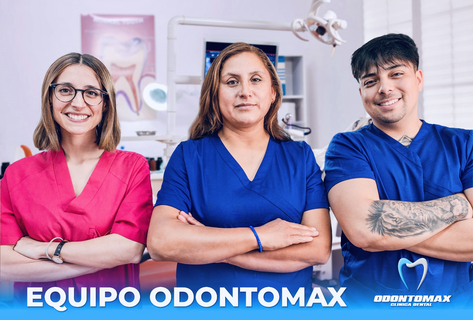Equipo médico completo de Dental Moreno, profesionales dedicados a la salud bucal en Colonia El Paraíso